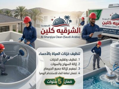 افضل شركات عزل و تنظيف خزنات المياه بجميع انواعها